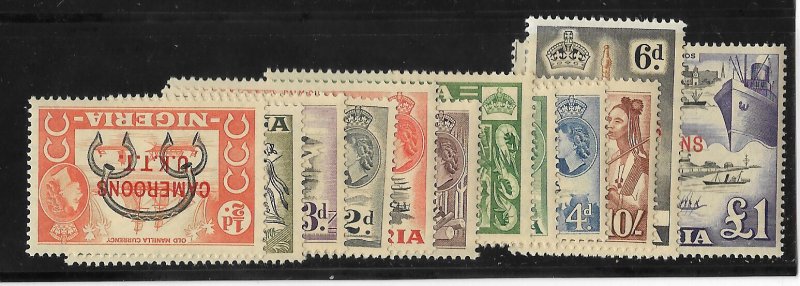 Cameroons SC #66-77 cpl set of 12