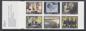 Sweden Sc 2143a MNH. 1995 Motion Pictures, Intact Booklet, VF