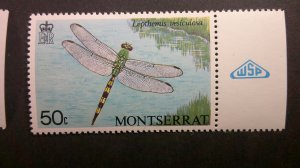 Montserrat 1983 Dragonflies Scott# 493-496 Complete Mint XF NH set of 4