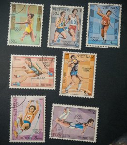 North Vietnam #1299-1305 USED Olympic games 1993