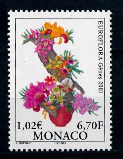 [69623] Monaco 2001 Flora Flowers Blumen  MNH