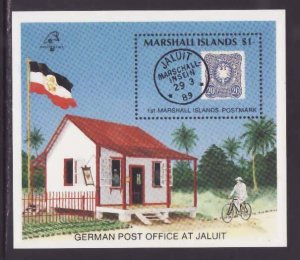 Marshall Islands #231- id9-unused NH sheet-Flags-Stamp on Stamp-1989-