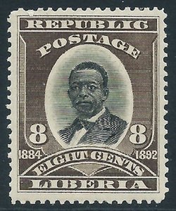 Liberia, Sc #37, 8c MH