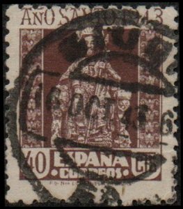 Spain 725 - Used - 40c St James of Compostela (1943)