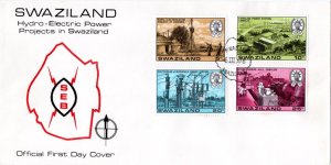 Swaziland - 1978 Hydro-electric Power FDC SG 289-292