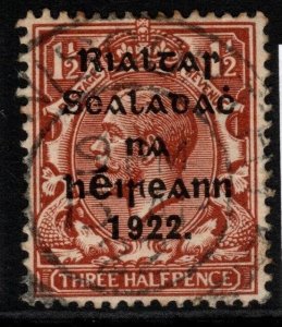 IRELAND SG10 1922 1½d RED-BOWN USED