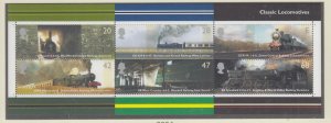 GB SG 2247-2422 VF-MNH CLASSIC LOCOMOTIVES S/SHEET PO FRESH