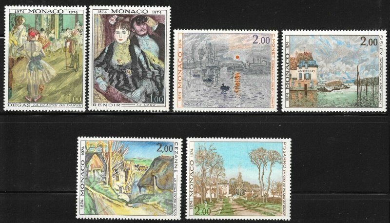 Monaco #914-9 Mint Never Hinged 30% of SCV $18.00 **FREE SHIPPING**