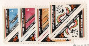 Kenya Uganda Tanzania #320-23 MNH pairs