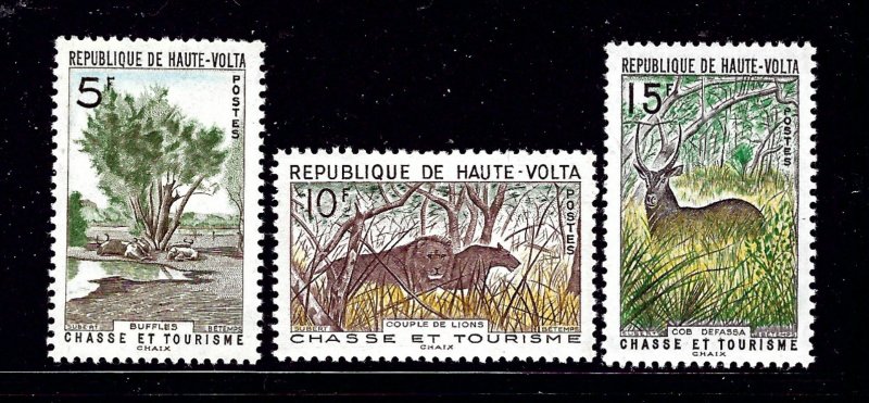 Burkina Faso 97-99 MNH 1962 Tourism