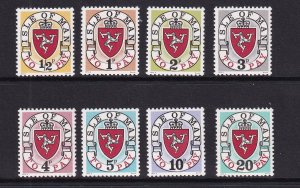 Isle of Man   #J1a-J8a  MNH  1973  postage due ''1973 A Questa'...