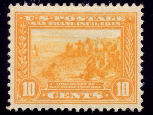 US 400 10c 1913 Panama Pacific Discovery of San Francisco Bay VF-XF unused OG HR