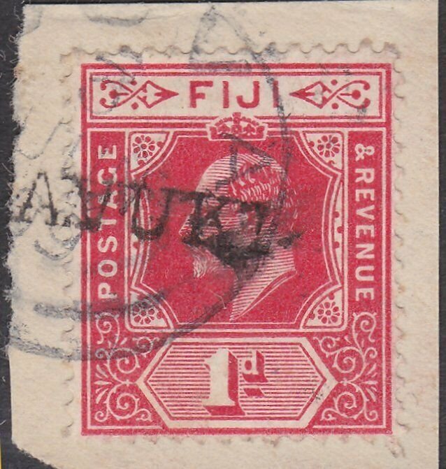 FIJI EVII 1d - TAVUKI straight line cancel..................................N514