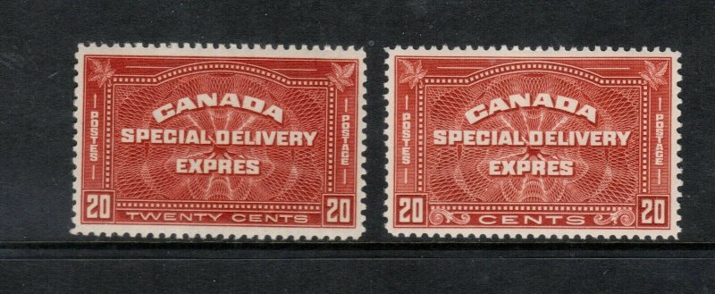 Canada #E4 - #E5 Extra Fine Never Hinged Duo