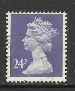 GB 1984 QE2 24p VIOLET Machin SG X967 ( L5 )