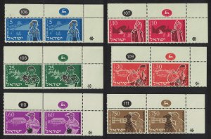 Israel Youth Immigration Scheme 6v Top Pairs 1955 MNH SG#104-109 MI#108-113