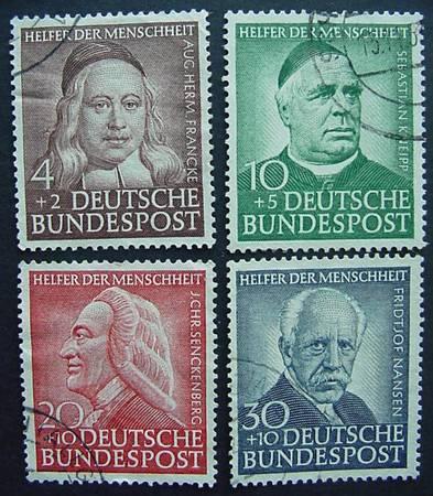 Germany, Scott B334-B337, Used set