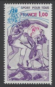 France 1978  Sports VF MNH (1619)