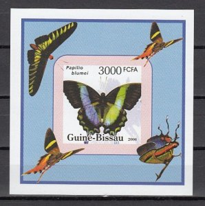 Guinea Bissau, Mi cat. 3390 C. Butterfly s/sheet. ^