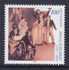 Germany 1952 MNH 1997 Franz Schubert - Composer Issue VF