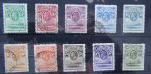 Basutoland 1933 set to 10s Used