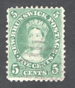 NEW BRUNSWICK #8a, F/VF, Used.  CV 22.50   ....   4260005