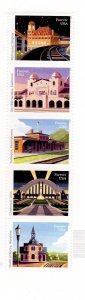 US 5758-5762 Railroad Stations  (2024) MNH strip of of 5