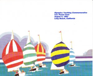 USPS Turner 1st Day Ceremony Program #UX100 Olympic Yachting PC + 2 Cancels 1983