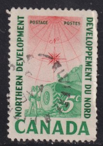 Canada 391 Northern Development 5¢ 1961