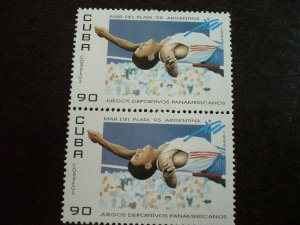 Stamps - Cuba - Scott#3624-3629 - MNH Set of 6 Stamps in Pairs