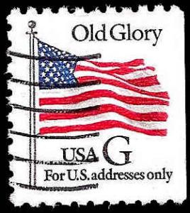 # 2883 USED G STAMP OLD GLORY