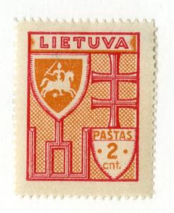 LITHUANIA 286  MH  SCV $1.50  BIN $.65