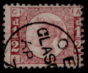 GB QV SG48, ½d rose-red plate 5, FINE USED. Cat £30. CDS AC