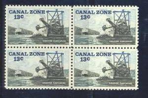 Canal Zone MNH sc# 163 Block Ship 10CV $1.40+