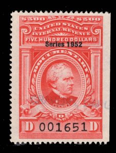 MOMEN: US STAMPS #R615 DOCUMENTARY REVENUE USED XF LOT #86869*