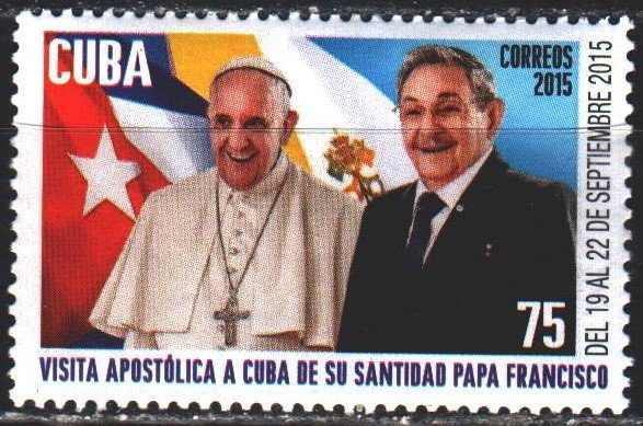 Cuba. 2015. 6037. Pope's visit to Cuba. MNH.