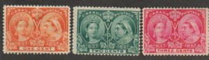 Canada 51-53 Mint hinged