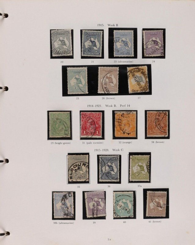 AUSTRALIA 1913-78 collection in SG illustrated album. listed retail $4100.