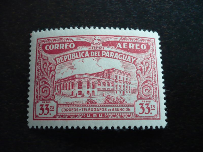 Stamps - Paraguay - Scott# C85a - Mint Hinged Part Set of 1 Stamp