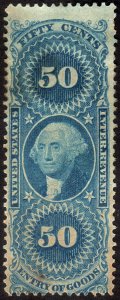 1862, US 50c, Entry of Goods, Used, Sc R55c