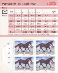 Denmark Scott #'s 1100 MNH Booklet