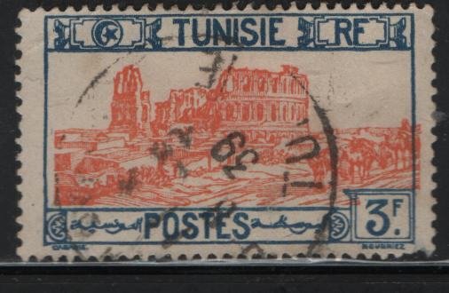 TUNISIA , 107, USED, 1926-46 Roman Amphitheater, El Djem