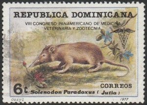 Dominican Republic #791 1977 Hispaniola Salenodon USED-VF-NH.