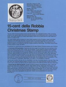 U.S. Souvenir Page SP458 Christmas Madonna 1768   P3530