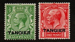 Great Britain Morocco Agencies 501-502 Mint Hinged