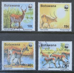 BOTSWANA 1988 RED LECHE (ANTELOPE) SG648/651 FINE USED