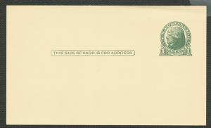 US Scott's # UX27 -1 Cent-Jefferson-Postcard Unused