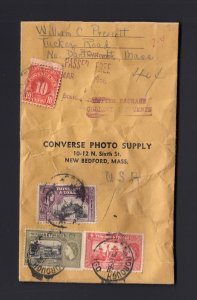 TRINIDAD & TOBAGO 1956 KODAK COLOR FILM Envelope to US - DUE