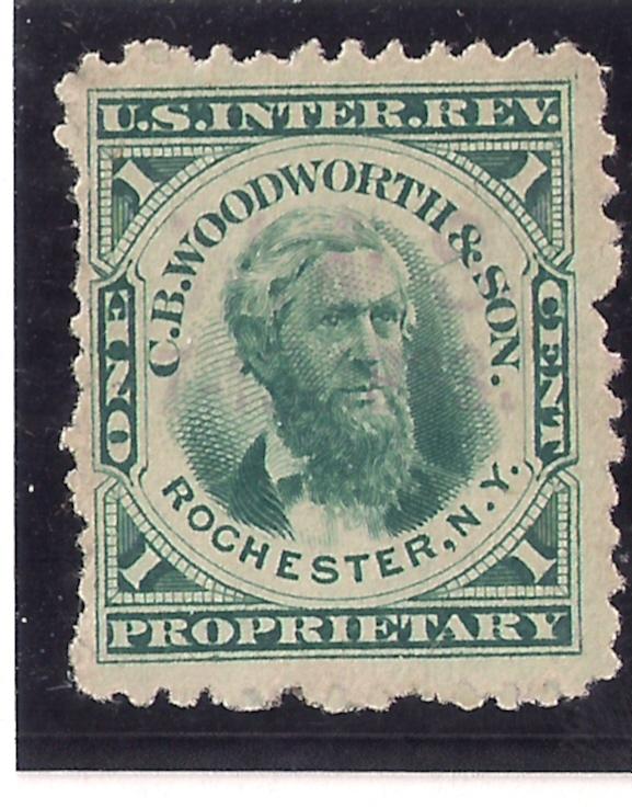 Private Die Perfume Stamp #RT20d prominent PLATE SCRATCH