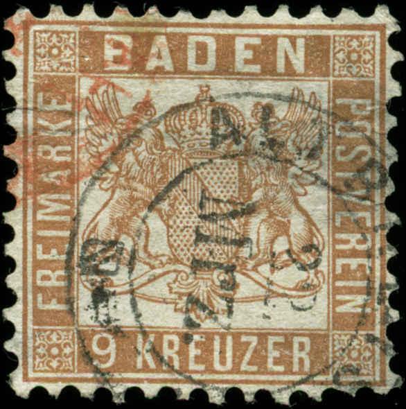 German States, Baden Scott #23 Used